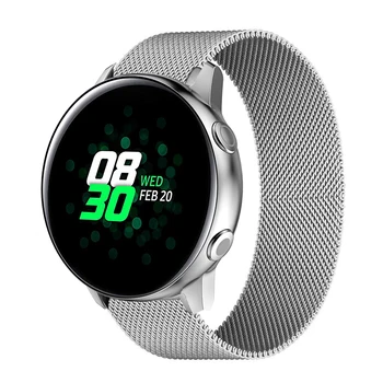 18 мм и 20 мм и 22 мм Миланската Магнитна Каишка За Samsung Galaxy Watch 42 мм и 46 мм Active 2 40/44 Gear S3 Smart Bands За Huawei Watch GT
