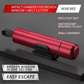 Car Safety Hammer Car Спешно Стъкло Window Breaker Seat Belt Кътър Life Saving Escape Car Спешно Tool 1s счупеното Стъкло