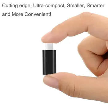 Универсален USB 3.1 Type-C Конектор за Микро USB Male to Female Конвертор Мини Лаптоп USB-C Адаптер Данни Type C Устройство Android