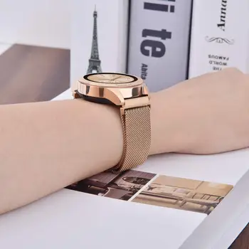 Каишка за Samsung Galaxy watch 3 45 мм 41 мм/Active 2 46 мм 42 мм amazfit bit/GTS Магнитна линия гривна Huawei GT/2/2e каишка