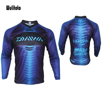 2021 The Downhill Suit Ciclismo Fishing Jersey Long Sleeve Fishing Shirt Дишаща Quick Dry Anti-UV Outdoor Fishing Jersey