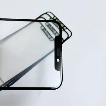 10 бр. iPhone 12 11pro Max x XS Max оригинално дупка стъклен панел смяна на аксесоари за мобилни телефони ремонт