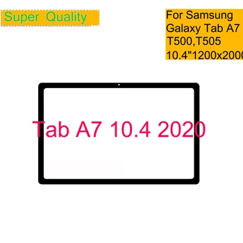 За Samsung Galaxy Tab A7 10.4 2020 Touch Screen Panel Tablet T500 T505 Front Външен LCD Glass Смяна на Обектива