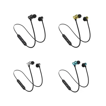 Магнитни Слушалки Bluetooth 4.2 Sport Running Безжична Шейная Слушалки Слушалки с микрофон Стерео Музика за всички Смартфони XT11