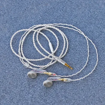 Направи си САМ Прозрачен Калъф за носене В Ухото слушалки Слушалки MMCX Смяна на Слушалки