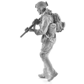 1/16 Смола Войник модел на модерна морска пехота на САЩ бяла модел на ръководство