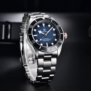 2021 Нов дизайн на PAGANI NH35A Механични часовници за мъже с Луксозни автоматични часовници за мъже Сапфирен кристал Водоустойчивост 10 Бара часовници човек