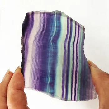 Натурален цвят на флуорит crystal занаятчийски парче декоративен камък събиране и оценка на