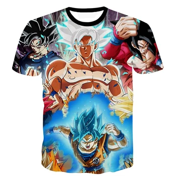 2021 New Z Ultra Instinct God Son Goku Men Tshirt 3D Printed Summer O-Образно Деколте Daily Casual Смешни T shirt Plus Size