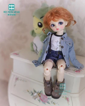 Кукла дрехи за 28 см-30 см 1/6 BJD YOSD Играчки Сферична връзка на кукла Мода Яке Дънкови шорти