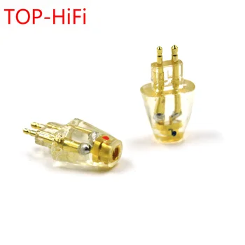 TOP-HiFi Pair Позлатени Съединители за Слушалки са fostex TH900 MKII MK2 Male to MMCX Female Converter Adapter