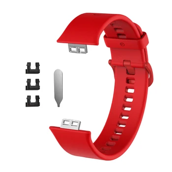 Каишка от каучук за Huawei Watch Fit Smart Wristband Аксесоари за Гривни Висококачествена Подмяна на Sport Protector Band Case Shell