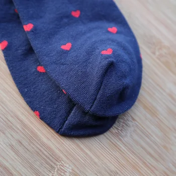 Сърцето Любов Модни Дамски Чорапи Смешно Щастливи Чорапи Chaussettes Coeur Femme Socken Calcetines Largos Corazones