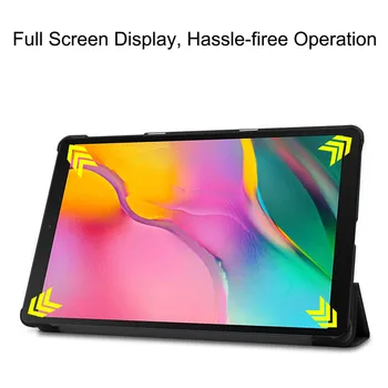 Funda tablet за Samsung Galaxy Tab A 2019 SM-T510 SM-T515 T510 T515 Tablet Cover Стойка Калъф за Tab A 10.1