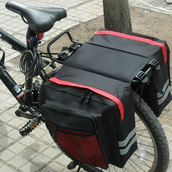 МТВ Велосипед Носеща Чанта на Задната Стойка на Велосипед Багажник Чанта на Багажника Паньер Задната Седалка Двоен Страничен Колоездене на Велосипед Чанта Здрав Пътуване
