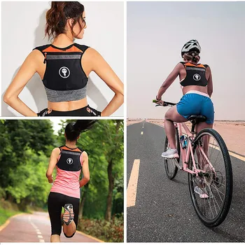 2021New Outdoor Cycling Running Backpack Носете-type Sports Bag Отразяваща Износоустойчива Спортна Жилетка#40