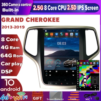 ZOYOSKII Android 10 вертикален екран Tesla Стил на Автомобила GPS мултимедия Радио Навигация player за JEEP GRAND CHEROKEE 2013-2019