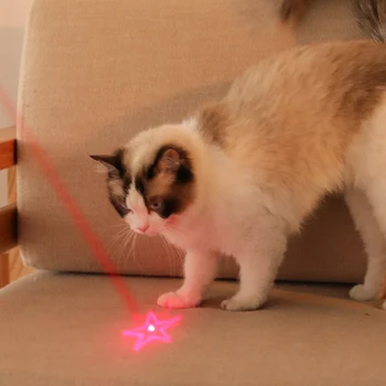 KINPETS Лазерна Показалка Смешни Cat Stick Cat Toy Self-ей Cat Relief Boredom Laser Light Infrared Смешни Cat Pen Kitten Supplies