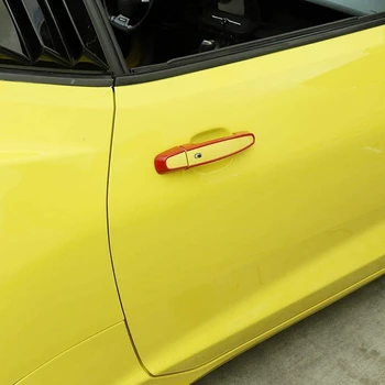 Външна Врата копчето Поставяне Капачка Външна Дръжка на Купата Покритие Декор за Chevrolet Camaro 2017 2018 2019 2020
