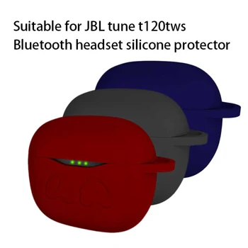 Силиконов Защитен Калъф За JBL Tune T120 TWS Силиконови Слушалки Drop protection Sleeve За JBL Tune T120 TWS Case