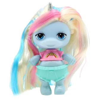 Нов Baby Doll Action Figure Toy Figure surprise Poopsies Silcone Тиня Unicorn BJD Sister Toy Dolls For Girl Children Gifts