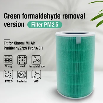 Смяна на Въздушния Филтър За Xiaomi Air Purifier 1/2/2S/3/3H Pro for Generation Mi Air Filters with Activated Carbon Filter