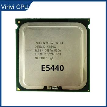 Четириядрен процесор Intel Xeon E5440 2.83 GHz 12MB Работи на дънната платка LGA775