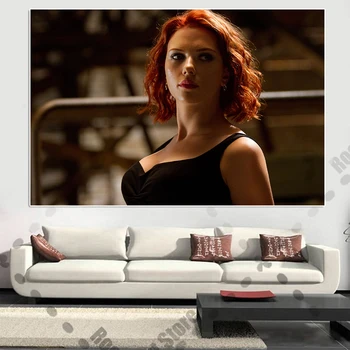 Супергерой На Марвел Black Widow Movie Poster Отмъстителите Секси Момиче Платно Wall Painting Art Picture Living Room Home Decor Cuadros