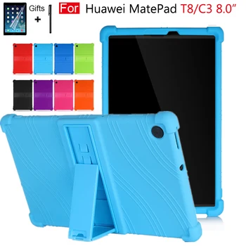 За Huawei MatePad Т8 Kobe2-L09 Kobe2-L03 8.0 inch Case Силиконов Калъф Т8/C3 8.0 Child Drop Shell Силиконов Калъф за таблет на Кутията