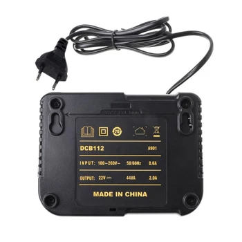 Dcb112 Литиево-Йонна Батерия Зарядно Устройство За Dewalt 10.8 V 12V 14.4 V 18V Dcb101 Dcb200 Dcb140 Dcb105 Dcb200 Черен
