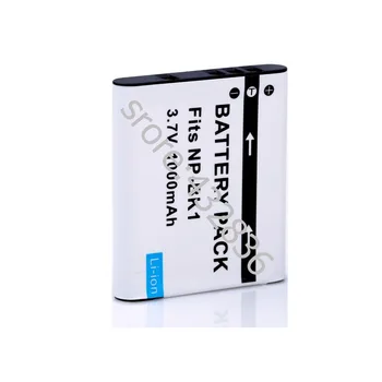Търговия на едро с 1 бр. 1000 mah NP-BK1 BK1 Литиево-йонна батерия за цифров фотоапарат батерия + Зарядно устройство за Sony Cyber-shot DSC-S950 S980 DSC S750