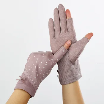 5 двойки/цвят на едро за продажба на Слънцезащитни продукти ръкавици открит ръкавици за жени дамски дами участък колоездене шофиране UV-защита на лятото