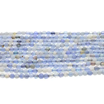 Естествен Камък Разнообразни Мъниста от 3 мм Кройката Ахат Кръгли Мъниста Чар Ръчно изработени САМ Изработка на Гривни Колиета Бижута Аксесоари, 16 инча