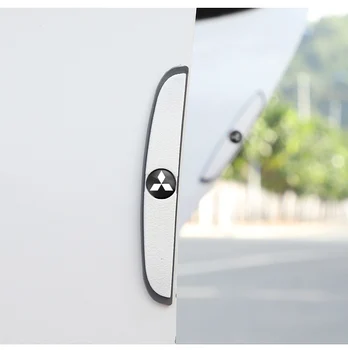 4ШТ Вратата на колата Анти-сблъсък Ивица Край Пазачите Защита За Mitsubishi Ralliart Pajero, Outlander Jinxuan ASX 300GT Triton VAN RVR