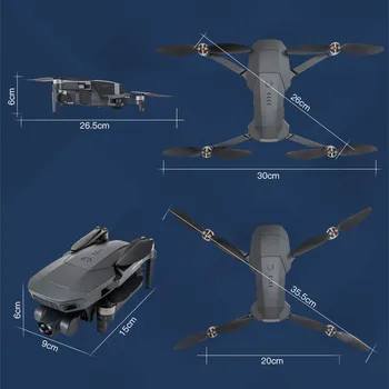 SG907 MAX Three-Axis Gimbal Drone GPS 4K HD Dual Camera Aerial Remote Control Автоматично Ремонт на Единични И Двойни Батерии