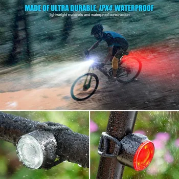 Велосипеден Фенер Задните Светлини на Велосипеда Велосипедна Лампа LED USB Акумулаторна Планинско Колоездене Колоездене Светлина Задна Светлина за Сигурност Сигнална Лампа