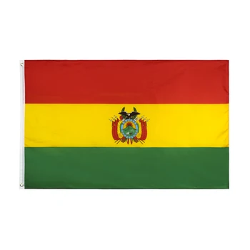 Йехой виси 90*150 СМ. БОЛ Многонационален флаг на държавата Боливия
