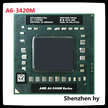 A6-Series A6-3420M A6 3420M AM3420DDX43GX 1,5 Ghz Четириядрен Четырехпоточный процесор Cpu Socket FS1