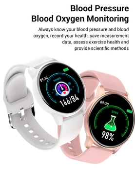 Дамски Умен Часовник с Прогноза за Времето в реално време Следи Активността на наблюдение на сърдечната честота Спортни Дамски умен Часовник Мъжете За Android и IOS