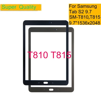 За Samsung Galaxy Tab S2 9.7 T810 T815 Панел Сензорен екран Таблетка SM-T810 SM-T815 Предната Външна LCD Стъкло Смяна на Обектива