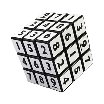 Бърза Доставка на хранителни Продукти Пластмасов Куб Цифров Номер Magic Cube Speed Cube Пъзел Cube Stress Reliever Играчки за деца