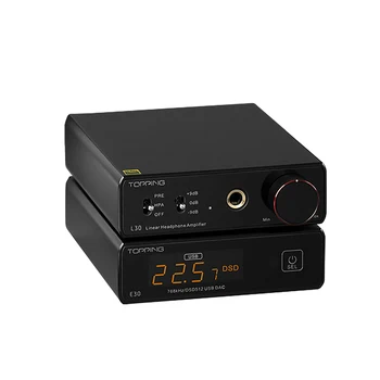 ТОПИНГ L30 Усилвател за слушалки 6,35 мм NFCA HiFi RCA Hi-Res pre-amp предусилвател за E30 КПР най-добрата комбинация