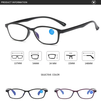 Эльбру ультралегкие Очила За Четене Пресбиопические Очила Анти-Синя Светлина Очила За Мъже Жени +1.0 +1.5 +2.0 +2.5 +3.0 +3.5 +4.0