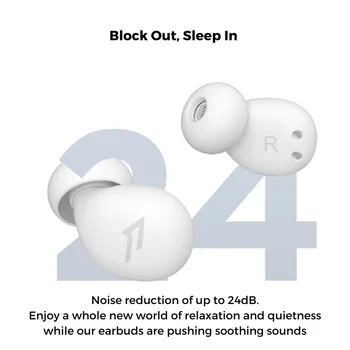 1MORE ComfoBuds Z Sleep накрайници за уши Tws Безжични Слушалки Музика и успокояващ режим Бял шум Блокер Слушалки 30 Звук вграден