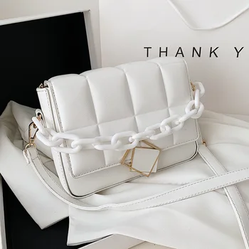 2021 Нова дамска чанта през рамо Висококачествена кожена чанта реколта верижни чанти и портфейли популярните модни дамски чанти през рамо