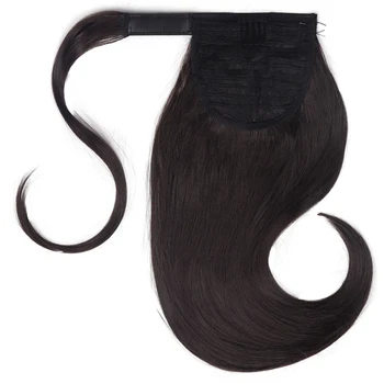 XINRAN Прескочи Wraparound Опашка Hair Pieces Синтетични директни Удължаване на Косата С Гребен Warp Ponytails За жени