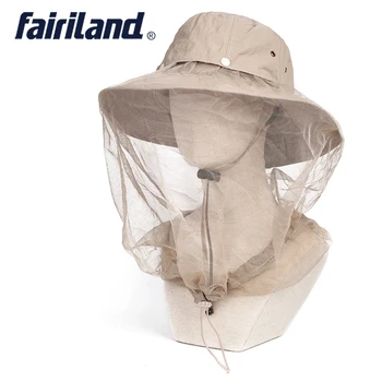 Открит Къмпинг, Риболов Quick Dry Bug Away Bucket Hat w/ 360 градуса Окото UPF 40+ Sun Cap Рибарски Шапки Booney Шапка
