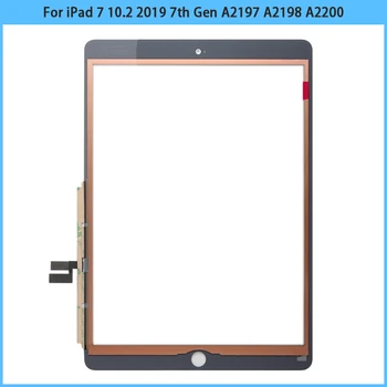 Новият iPad 7 10.2 2019 7th Gen Touch Screen Panel Sensor Digitizer LCD Front Glass A2197 A2198 A2200 Подмяна на допир екран