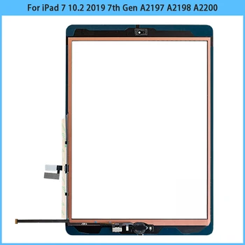 Новият iPad 7 10.2 2019 7th Gen Touch Screen Panel Sensor Digitizer LCD Front Glass A2197 A2198 A2200 Подмяна на допир екран