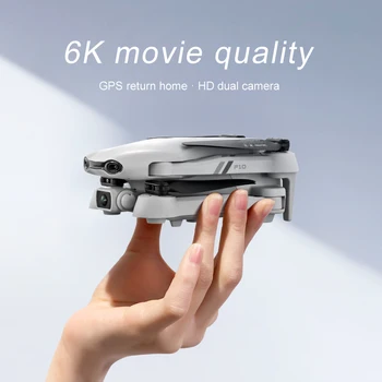 F10 Drone Profesional GPS 4K HD Dual Camera 5G WiFi Широкоъгълен Видео FPV Сгъваем Квадротор Полет 25 Минути Играчка, Подарък За Момчета